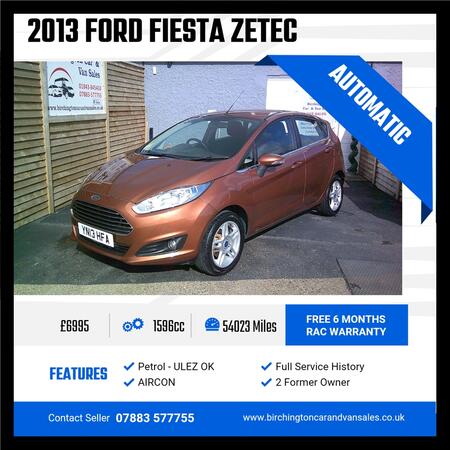 FORD FIESTA 1.6 Zetec