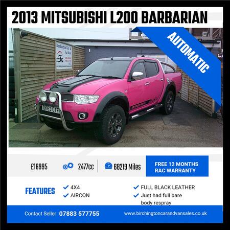 MITSUBISHI L200 2.5 DI-D Barbarian