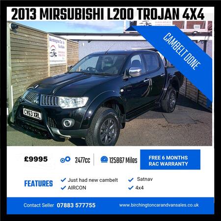 MITSUBISHI L200 2.5 DI-D Trojan