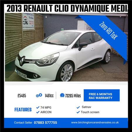 RENAULT CLIO 1.5 dCi Dynamique S MediaNav