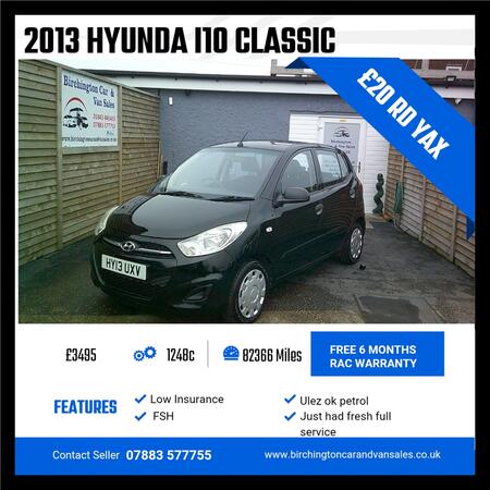 HYUNDAI I10 1.2 Classic